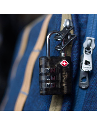 Candado TSA de Combinación UP Security 3 Dígitos Negro