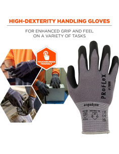 Guantes de Trabajo Ergodyne ProFlex 7000 Nitrilo Mediano 2