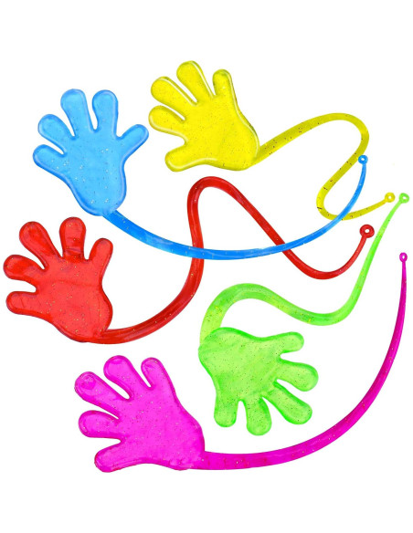 40 Juguetes Adhesivos Brillantes Thremhoo para Fiestas