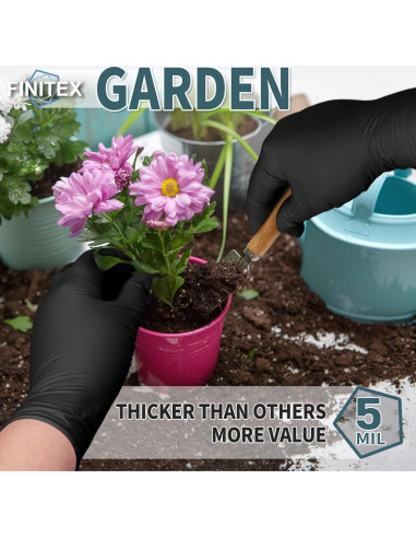 Guantes Desechables Nitrilo FINITEX 100 PCS Pequeño