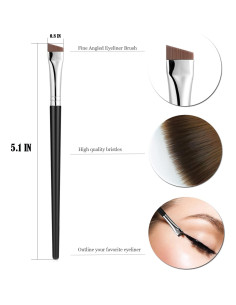 Set de 2 Pinceles de Delineador Fino JASSINS - Alta Precisión 2