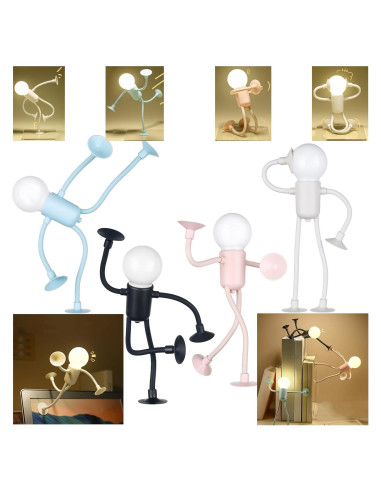 Luz Nocturna Decorativa Nicerice 4 Colores Flexible 43cm