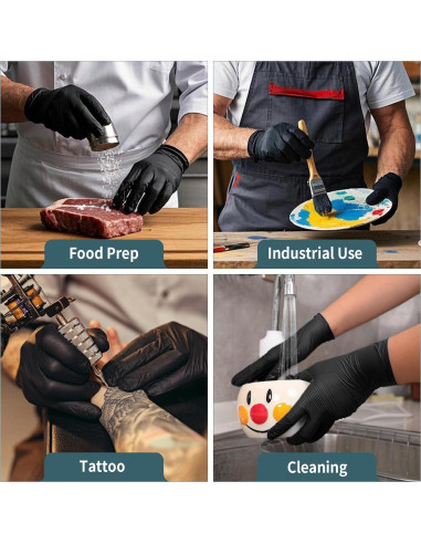 Guantes Desechables Nitrilo FINITEX 100 PCS Pequeño