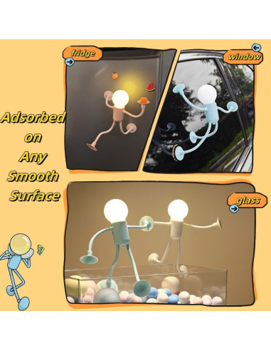 Luz Nocturna Decorativa Nicerice 4 Colores Flexible 43cm