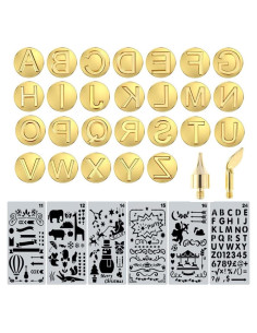 Juego de Letras Mayúsculas para Grabado en Madera Ryoma