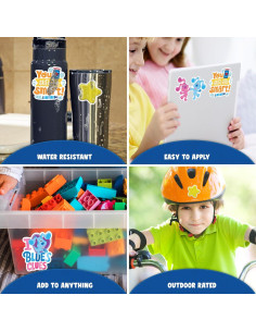 Set de 4 Calcomanías de Vinilo Blue's Clues - DECALCOMANIA 2