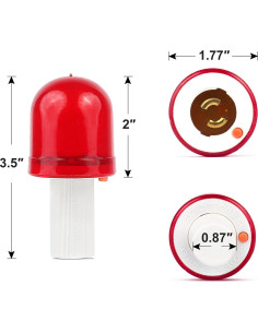 Luz LED de Advertencia BATTIFE para Conos de Tráfico - 2 Paquetes 2