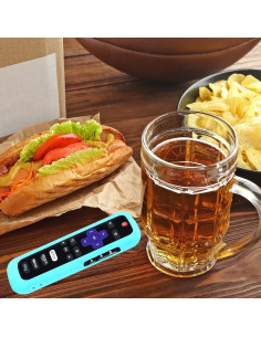 Paquete de 5 fundas de silicona para control remoto Roku 2