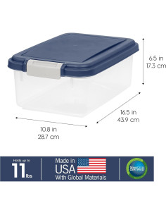 Contenedor Hermético de Almacenamiento para Comida de Mascotas IRIS USA 5 kg 2