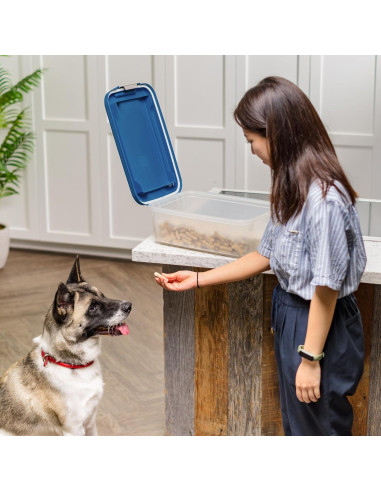 Contenedor Hermético de Almacenamiento para Comida de Mascotas IRIS USA 5 kg