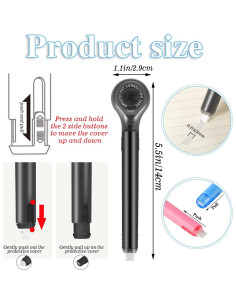 Cinta Correctora Retráctil BESARME 6 Piezas 5mm x 6m 2