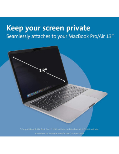 Pantalla de Privacidad Magnética Kensington MagPro Elite 13"