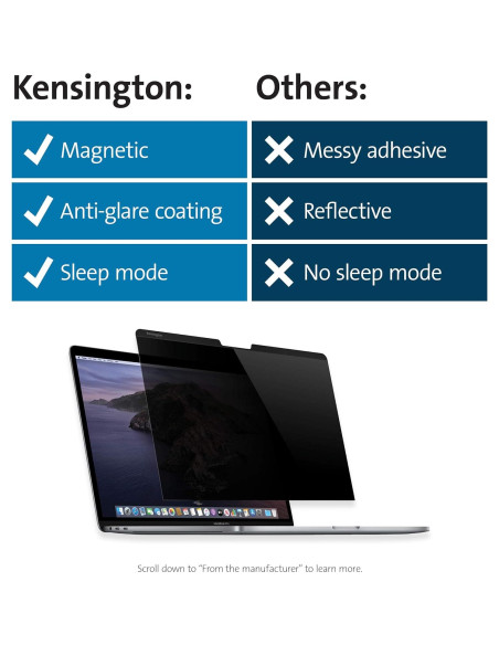 Pantalla de Privacidad Magnética Kensington MagPro Elite 13"