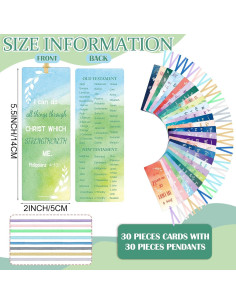 Marcadores de Versículos Bíblicos Chinco 120 Piezas Multicolor 2