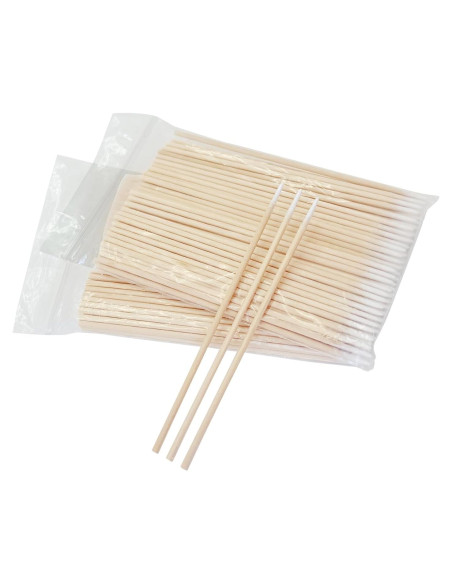 200 Bastones de Algodón de Precisión Egaageoi 10.16 cm