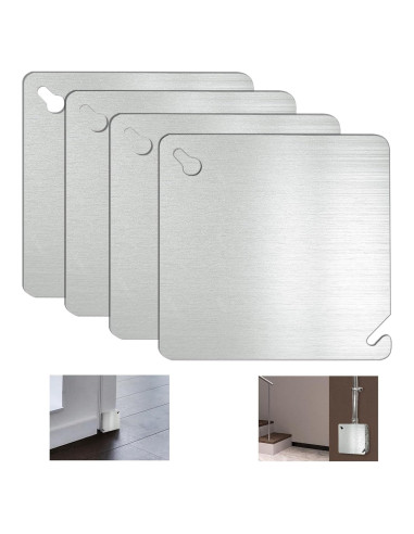 Cubierta de Caja Eléctrica de Metal CHOWZZ 4 Pulgadas - Paquete de 4
