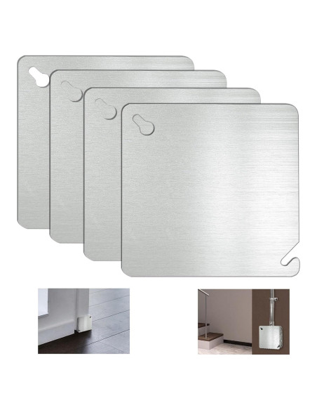Cubierta de Caja Eléctrica de Metal CHOWZZ 4 Pulgadas - Paquete de 4