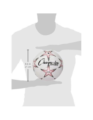 Balón de Fútbol Viper Champion Sports Tamaño 3 Amarillo/Negro/Blanco