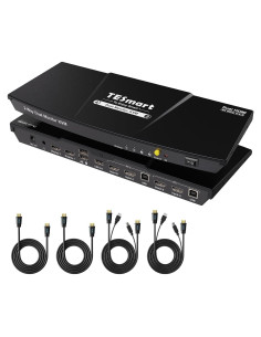 Interruptor KVM HDMI 2 Monitores TESmart 4K 60Hz USB 2.0