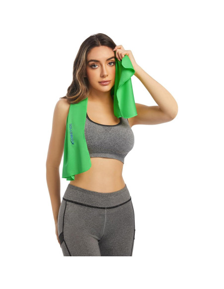 Juego de 4 Toallas de Microfibra TIANKEYYDS 101.6x30.5cm Secado Rápido