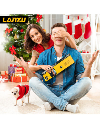 Banda de Muñeca Magnética LANXU con 15 Imánes y 2 Bolsillos