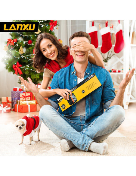 Banda de Muñeca Magnética LANXU con 15 Imánes y 2 Bolsillos