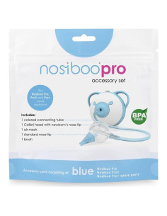 Juego de Accesorios Nosiboo Pro Azul - Repuestos para Aspirador Nasal