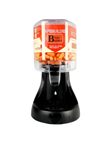 Dispensador de Tapones para Oídos SAFEBUILDER 500 Piezas 38dB