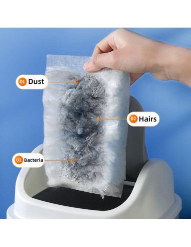 Paquete de 30 Recargas Plumero Hlmsyurx Multiusos con Mango