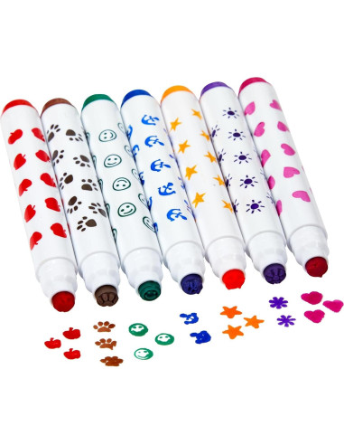 Cubo de Marcadores Lavables Colorations STAMPBUCK 44 Piezas