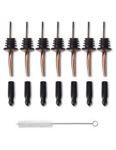 Juego de Vertedores de Licor LEGERM de Acero Inoxidable 14 Piezas