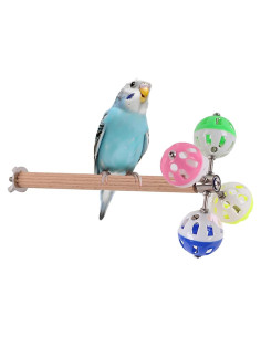 Juguete para Aves Halinfer con Columpio y Bolas Giratorias