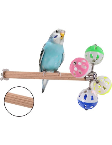 Juguete para Aves Halinfer con Columpio y Bolas Giratorias