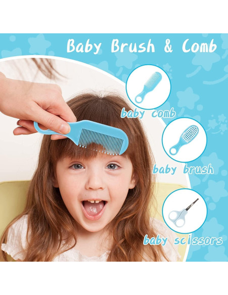 Kit de Cuidado y Aseo para Bebés 38 en 1 Qunlions Life Azul