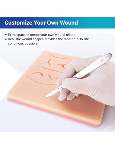 Kit de Práctica de Suturas Alcedo 32 Piezas para Estudiantes