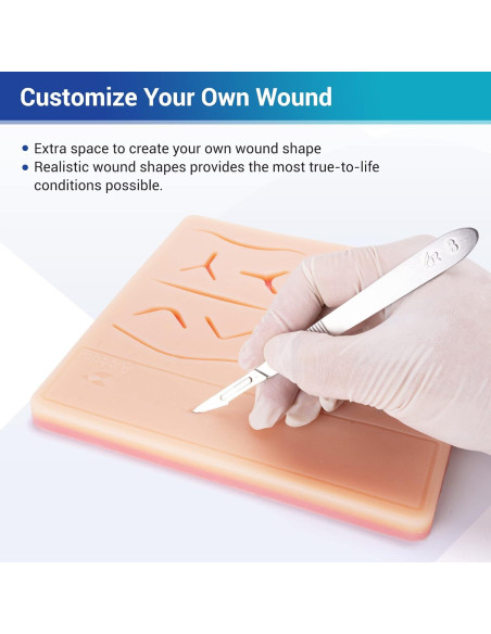 Kit de Práctica de Suturas Alcedo 32 Piezas para Estudiantes