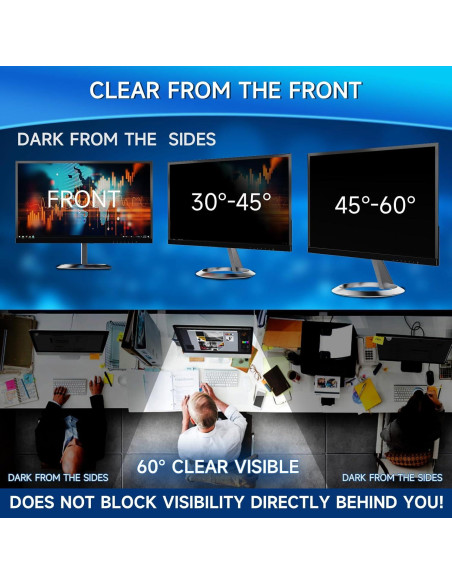 Filtro de Privacidad Magicmoon 24" 16:9 2-Pack Anti-Ojos