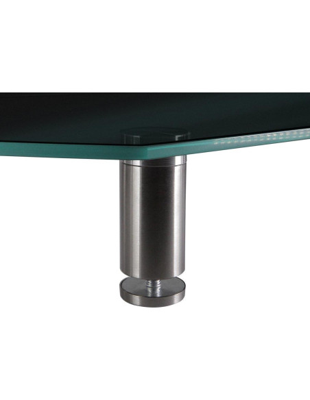 Soporte de Escritorio Ajustable Monoprice Vidrio Negro 65 cm