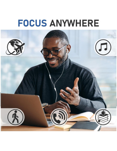 Auriculares con Cable LUDOS FEROX 1.28m Aislamiento Sonido