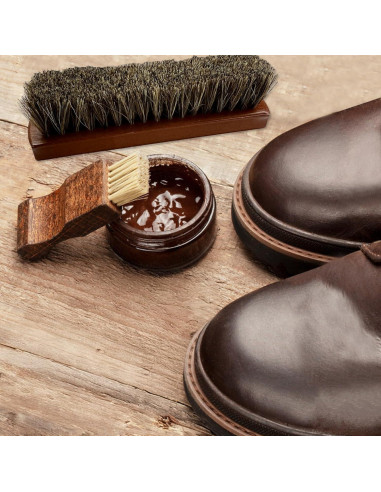 Cepillo de limpieza de cuero SythorYang - Pelo de caballo