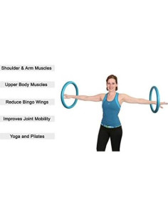 Aros de Entrenamiento Sports Hoop - 2 Aros de 0.9kg 2