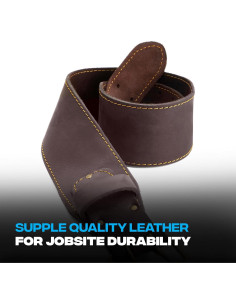 Cinturón de herramientas OX Tools de cuero 73 a 101 cm 2