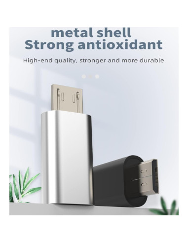 Adaptador Lightning Femenino a Micro USB Masculino 3Pack - HOYULLI