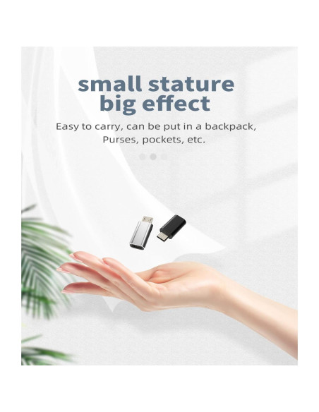 Adaptador Lightning Femenino a Micro USB Masculino 3Pack - HOYULLI