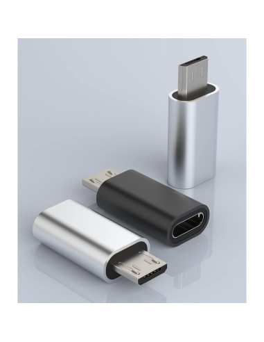 Adaptador Lightning Femenino a Micro USB Masculino 3Pack - HOYULLI