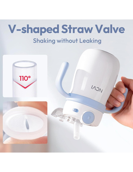 Taza de Acero Inoxidable NCVI para Niños 295ml, Aislada y a Prueba de Derrames