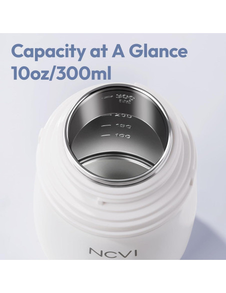 Taza de Acero Inoxidable NCVI para Niños 295ml, Aislada y a Prueba de Derrames