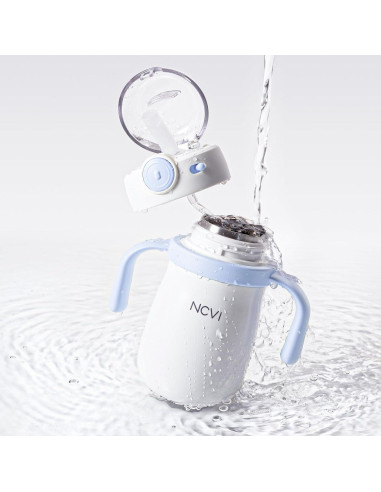 Taza de Acero Inoxidable NCVI para Niños 295ml, Aislada y a Prueba de Derrames
