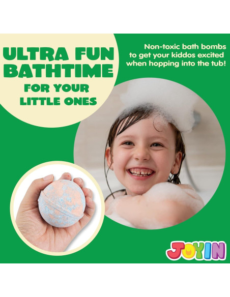 Set de 8 Bombas de Baño JOYIN con Juguete Mochi - 142g