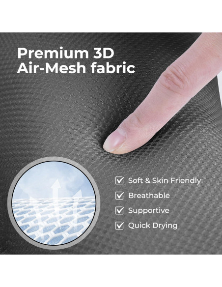 Almohada para Jacuzzi Vanstormy - 2 Piezas Antideslizante Gris